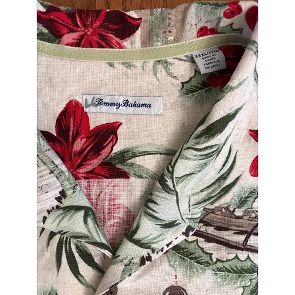 Tommy Bahama Honolulu Holiday Camp Shirt 100% Silk Men's Size 3XL- EUC - Picture 4 of 9